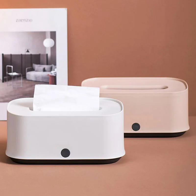 

Plastic Tissue Holder Box Cover Napkin Dispenser Paper Storage Case For Home Office Car