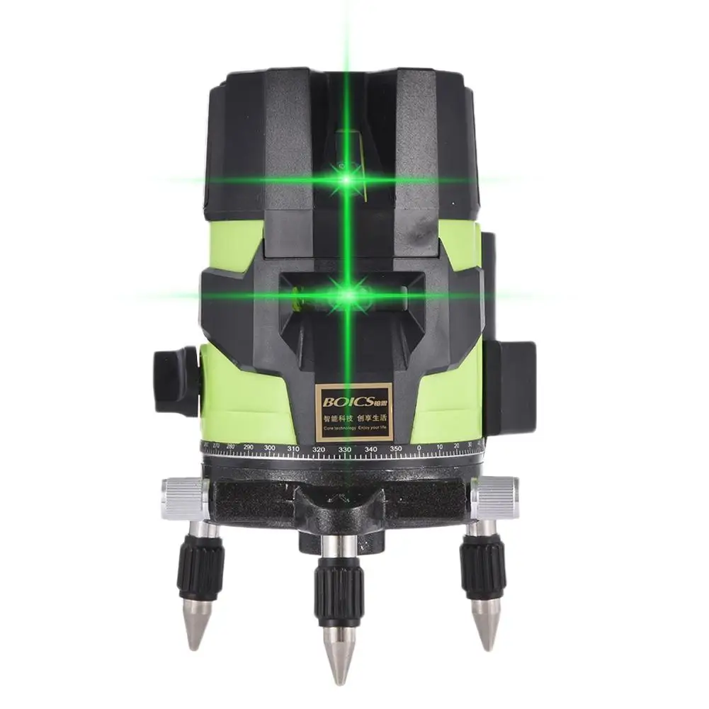 

Green Laser Level 360 Degree Cross Line Rotary Level Measuring Instruments 2/ 5 Lines For Construction Auto Line Laser Level