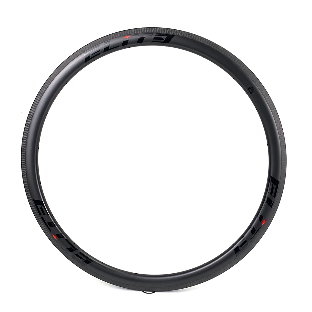 УГЛЕРОДНЫЙ обод ELITEWHEELS 700c 38 мм UD матовая отделка 3K саржевая тормозная поверхность
