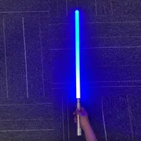 75cm Lightsaber RGB 7 Colors Change Metal Handle Laser Sword Heavy Dueling Sound Light Collision discoloration Cosplay  Props 1