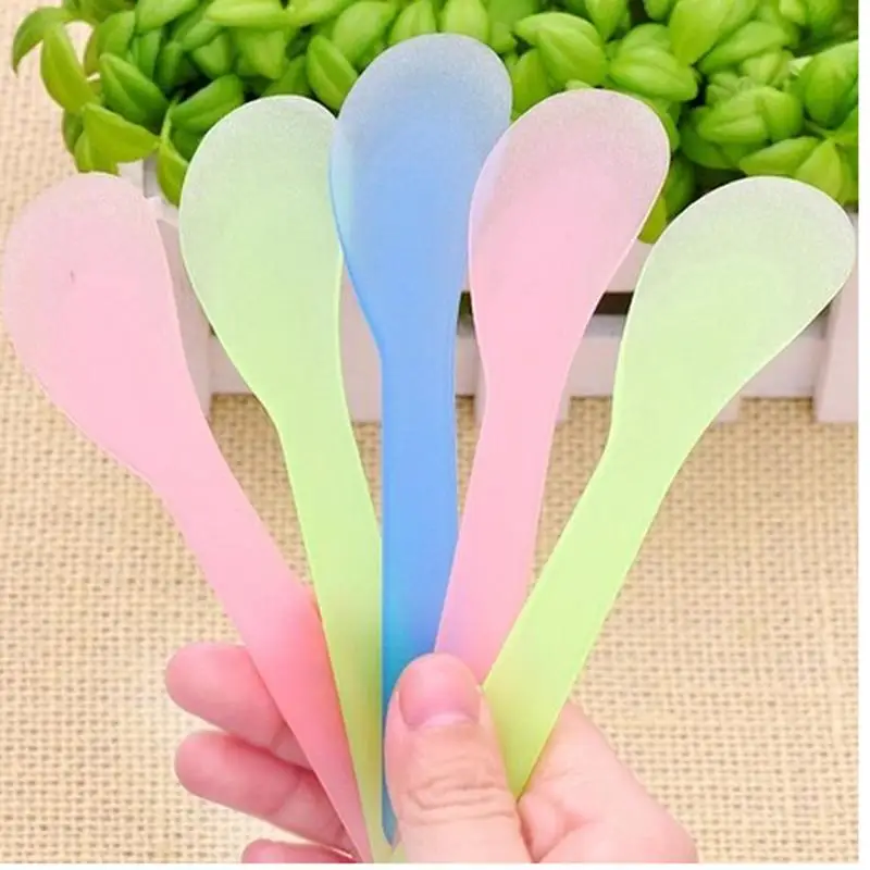 10Pc/lot DIY Face Mask Spoon Facial Mask Stick Cosmetic Spatula Scoop HOT  Makeup Sticks Mud Mixing Tools