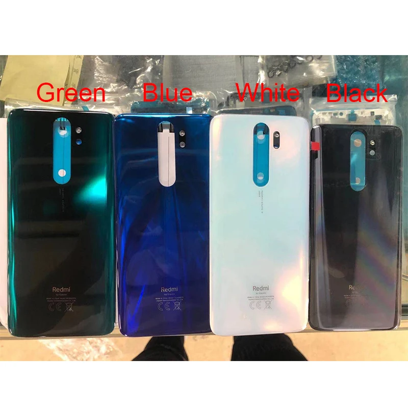 Оригинальная крышка батарейного отсека для Xiaomi Redmi Note 8 Pro Задняя стеклянная