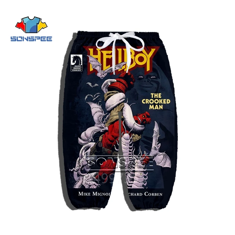SONSPEE Son of Satan Hellboy аниме Harajuku футболка толстовка с капюшоном 3d принтом в стиле хип-хоп детская одежда для мальчиков и девочек подростков X276