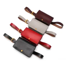 Женская поясная сумка, модная кожаная поясная сумка, чистый цвет, роскошный бренд, для телефона, для монет, поясная сумка, Bolso Femenino