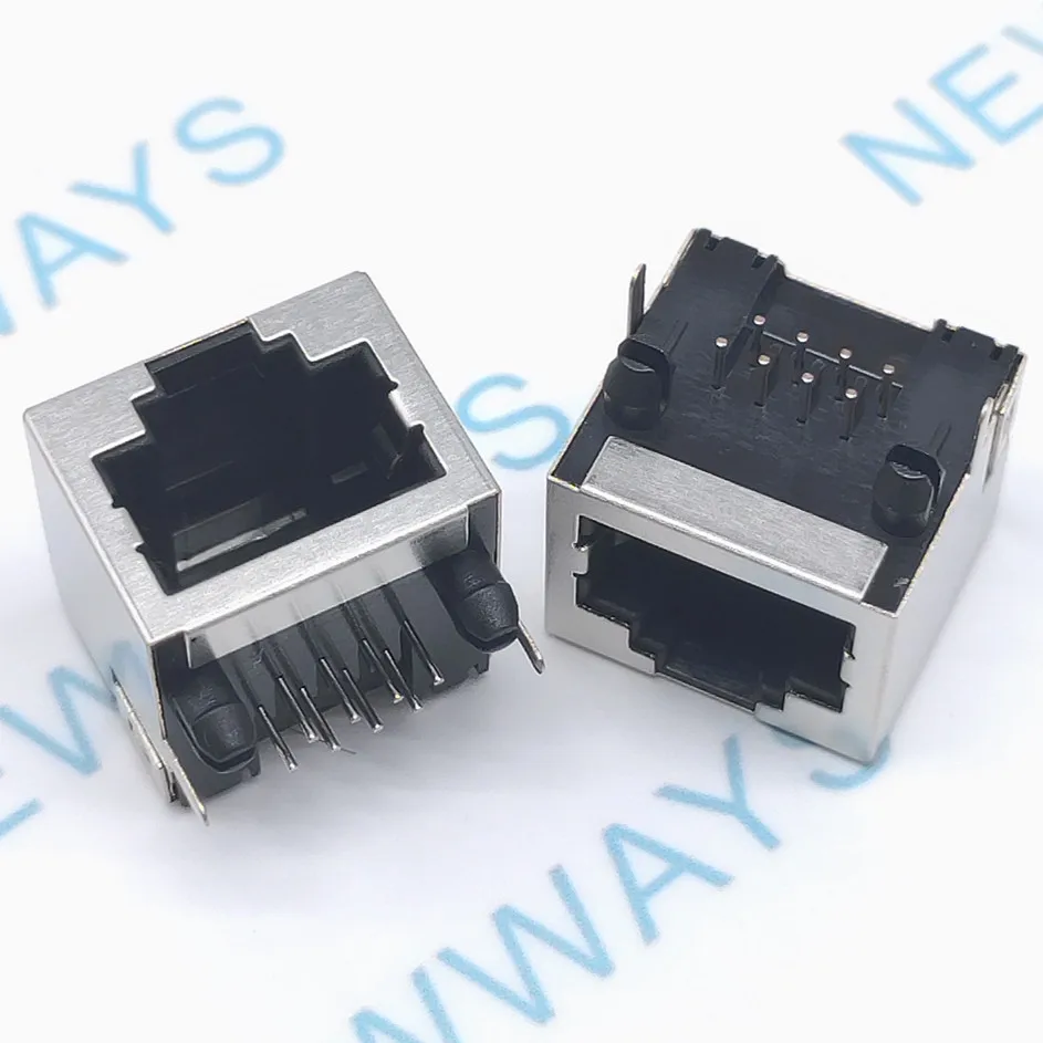 

10PCS/Lot network interface RJ45 socket no lamp female 8P8C cable socket