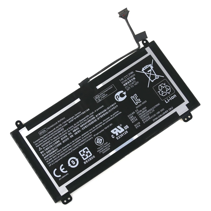 Kede 7,4 V 21Wh SF02XL Аккумулятор для ноутбука hp SF02XL HSTNN-DB6H