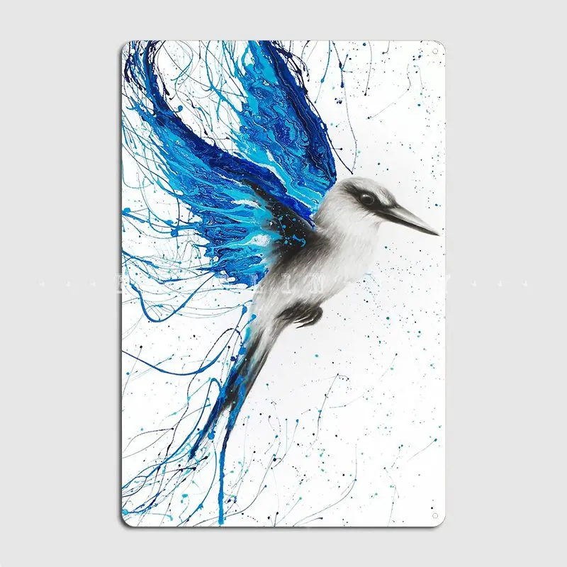 True Blue Bird Metal Sign Club Bar Cave Personalizza I Poster Del Segno Di Latta Della Decorazione Del Garage
