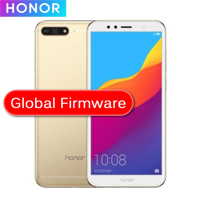 Оригинал Honor 7A Play 2 ГБ 32 Snapdragon 430 Восьмиядерный 5 7 дюймов передний 8.0MP задний 13.0MP 720P