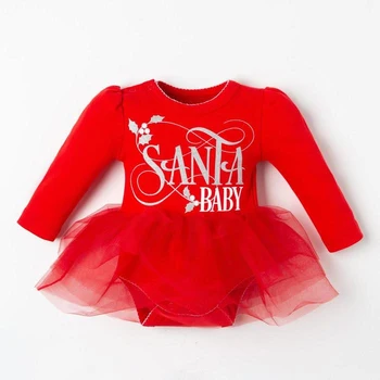 

Bodysuit with a skirt Baby I "Santa Baby"