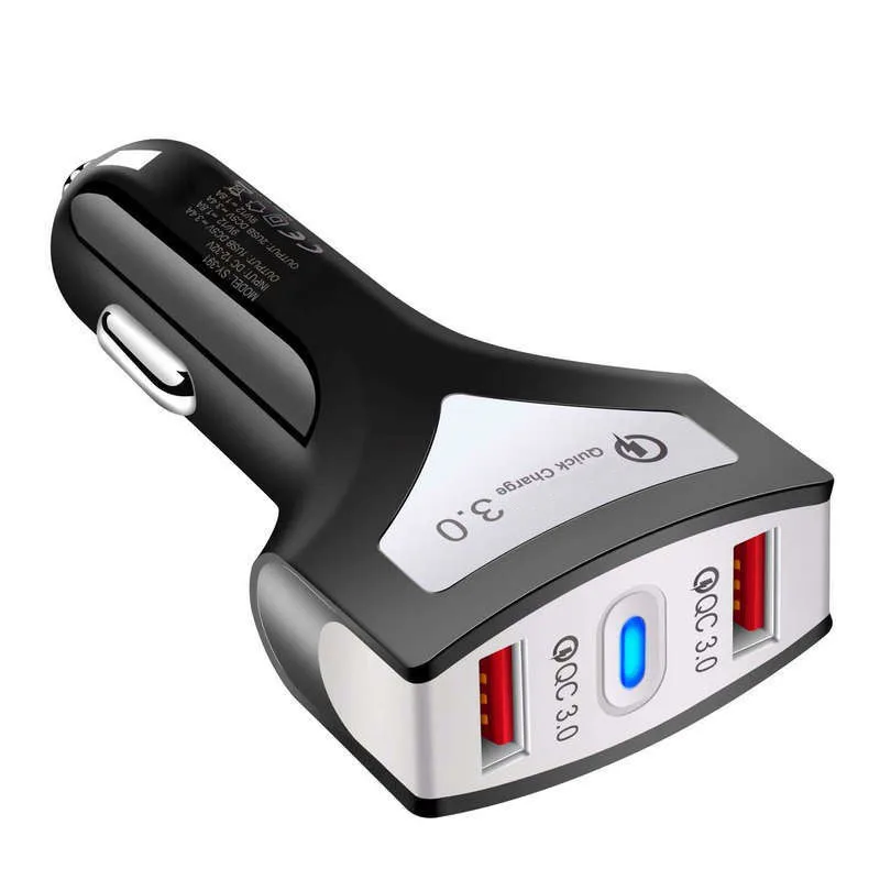 Olnylo Quick Charge 4,0 3,0 USB Автомобильное зарядное устройство для iPhone 11 Pro Max QC3.0 Быстрая зарядка двойной USB Автомобильное зарядное устройство для мобильного телефона зарядное устройство s