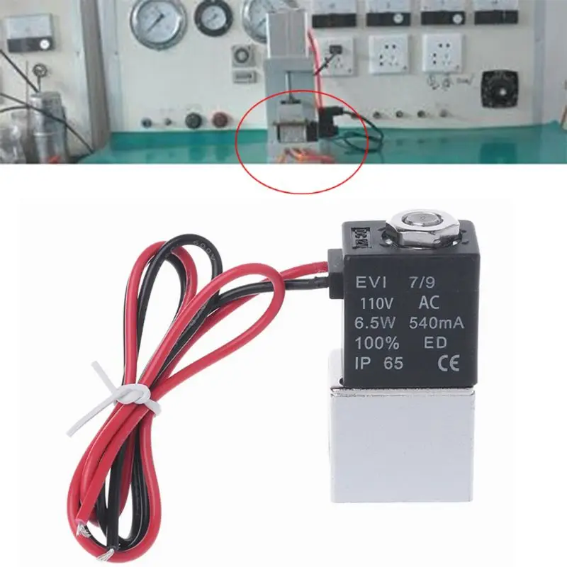 2V025-06 Solenoid Valve DC 24V 1/8" Normally Closed Electric for Water Air