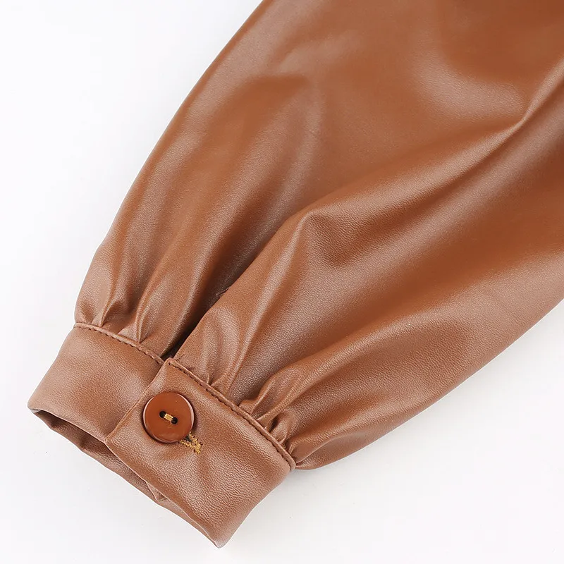 pu shirt women12