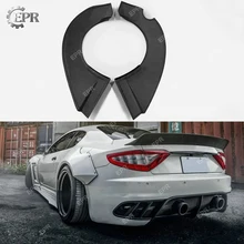 FRP зад отделка крыла для Maserati Gran Turismo LB стиль стекло волокно заднее крыло комплект расширителей колесных арок тюнинг для Gran Turismo Racing