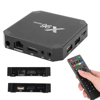 

X96 ABS Mini TV Box Television Case S905W 110V*240V Power Supply Voltage for Android 7.1 US Plug Hot