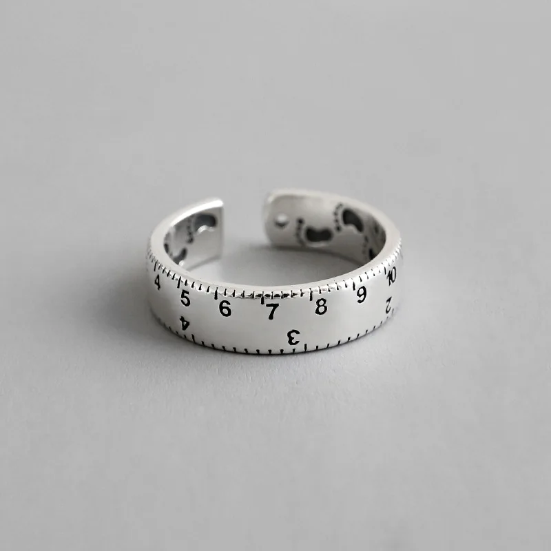 

Real 925 sterling silver Scale footprint rings for women ringen accessories mujer, fashion adjustable ring bijoux femme jewelry