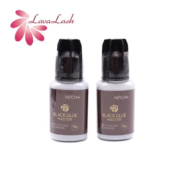 

2 Bottles NEICHA Black Glue MASTER 10g For Eyelash Extension Beauty Shop Tools Korea Lower Irritation Lash Glue Wholesale