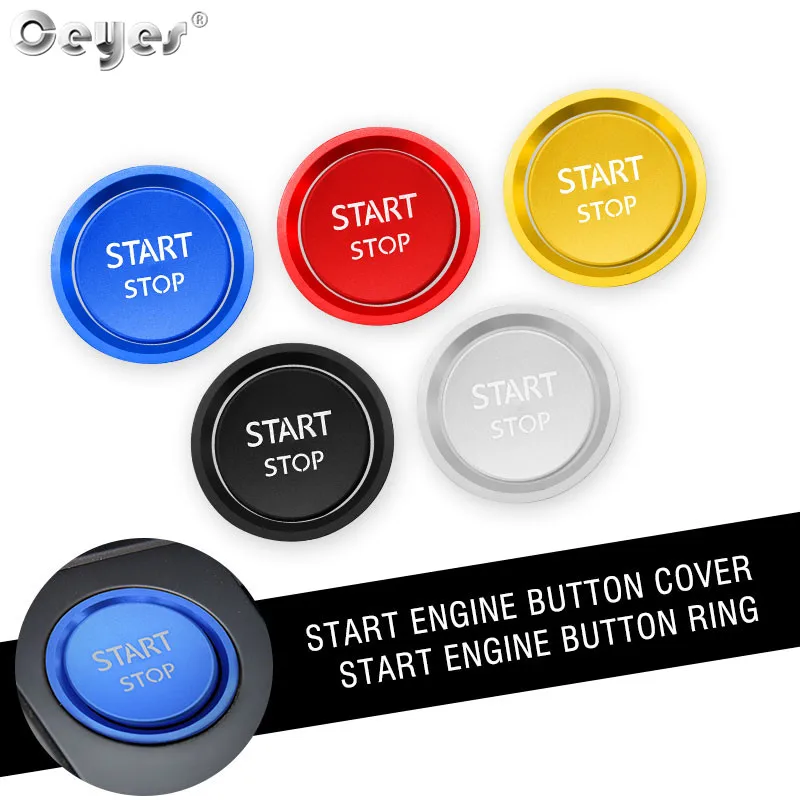 

Ceyes Car Styling Ring Engine Start Stop Switch One Button Ignition Cover Accessories Fit For Peugeot 308 2008 3008 4008 Sticker