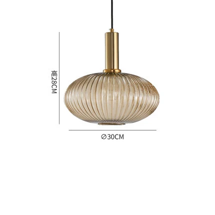 30cmx28cm amber Современные подвесные светильники из железного стекла, лампа для скандинавского украшения дома, освещение для гостиной, спальни, чердака, столовой, подвесной светильник - Цвет корпуса: 30cmx28cm amber