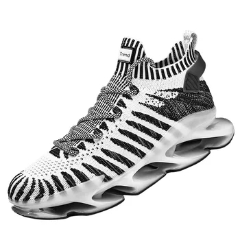 

Blade Sneakers For Men's Male Socks Shoes Adult Tennis Sports Running Walking Trainers Catwalk Lightweight Breathable Footwear