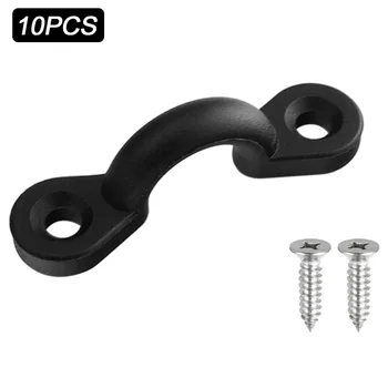 

10pcs Lightweight C Shape Deck Rope Universal Easy Carry Sailing Replacement Parts Kayak Handle Buckle Boat Accessories Nylon
