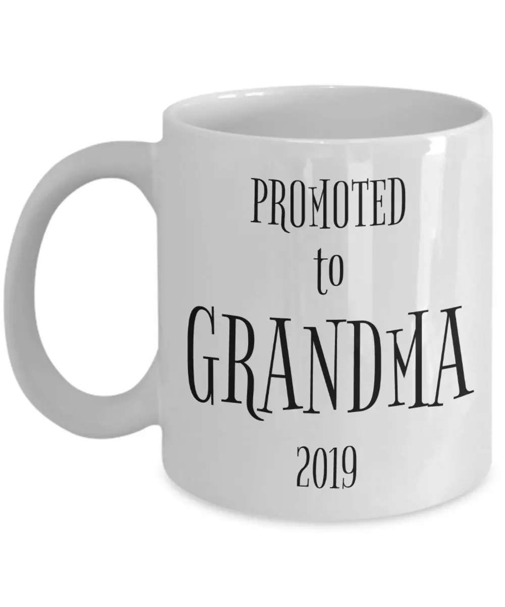 Best Moms Get Promoted to Grandma Mug Gifts - 11 oz Coffee Cup for First Time | Дом и сад