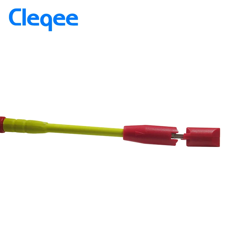 Cleqee P5005 2CS 10A профессиональный пирсинг иглы тестовые зажимы мультиметр тест ing зонд крюк с 4 мм разъем