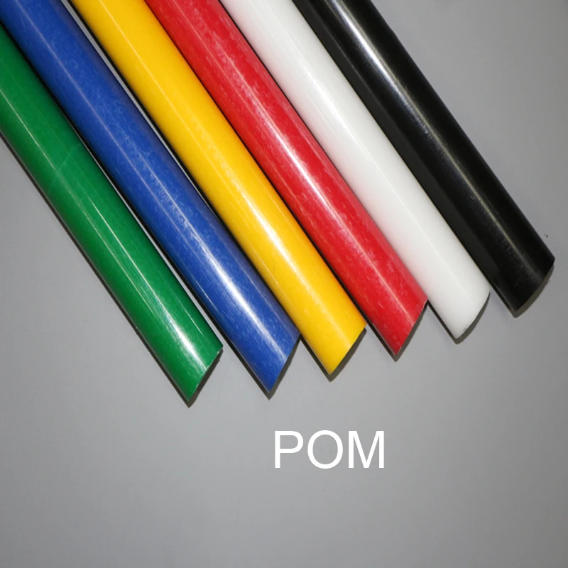 

1m(will cut to 2pcs) colorful POM nylon rods red blue yellow green sticks Polyoxymethylene rod stick