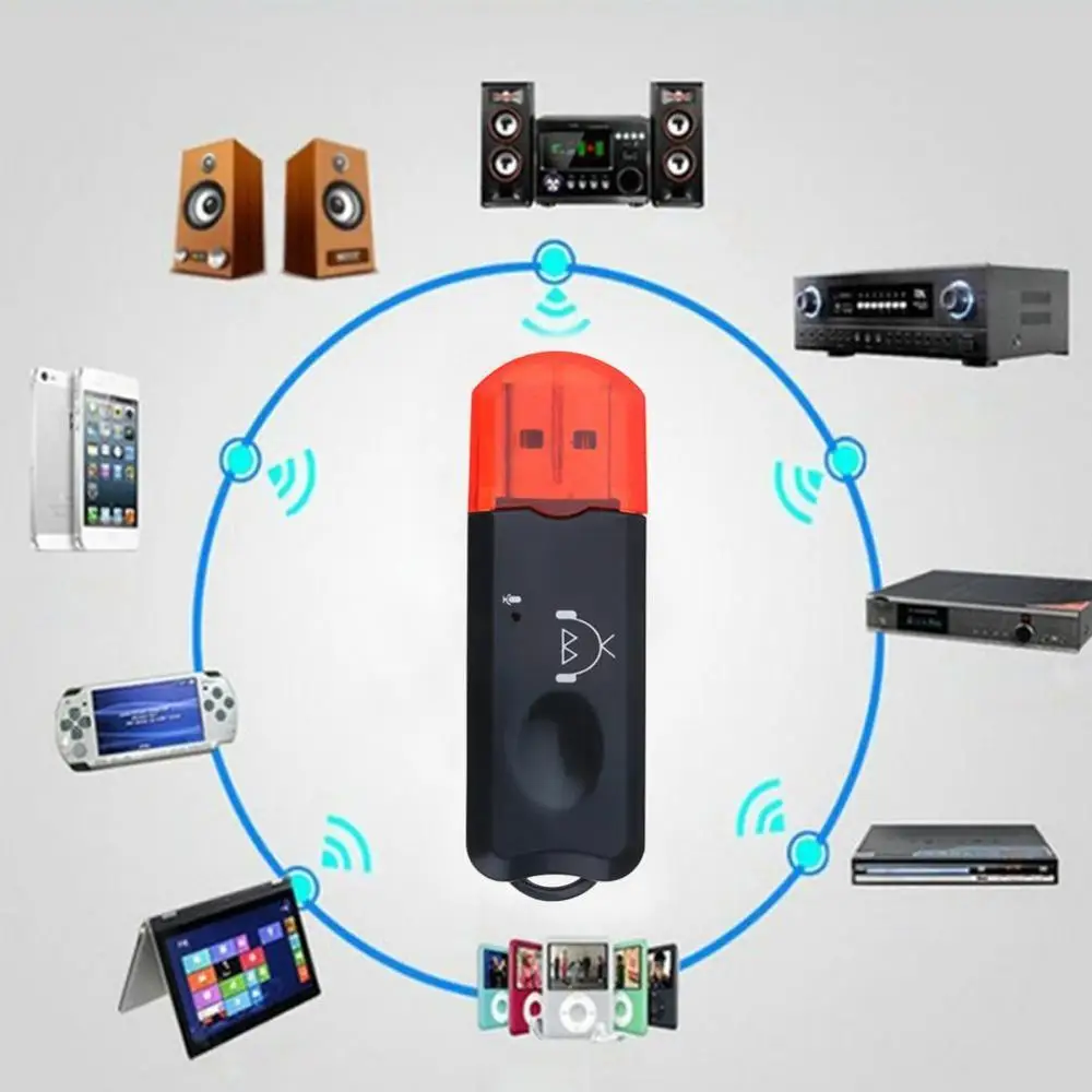 Новый USB AUX Bluetooth приемник беспроводной аудио адаптер с для стерео автомобильный