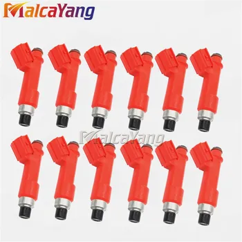 

12pcs/lot Flow Matched Fuel Injectors nozzle 1001-87F90 100187F90 for Toyota Supra 2JZ 7MG For Lotus Exige 1.8L