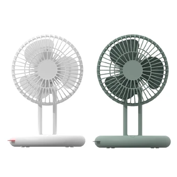 

2000MAh Battery Operated Fan USB Desktop Fan Foldable Small Quiet with 3 Speeds Table Fan for Home, Office, Travel