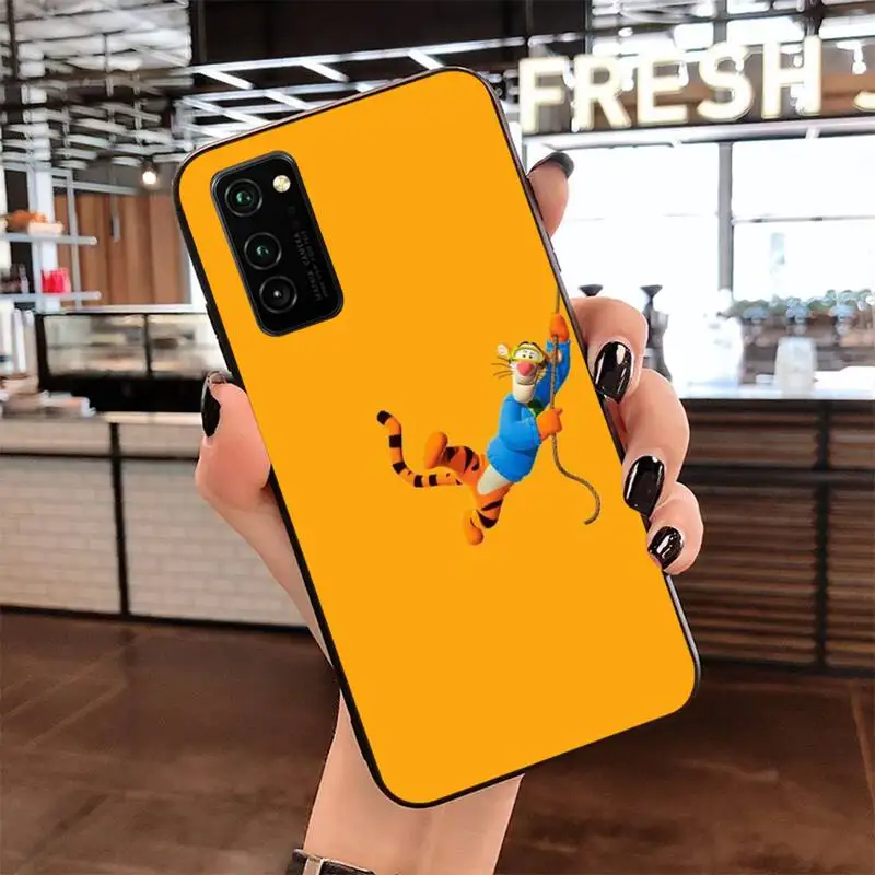 Cute Tigger Eeyore Black TPU Soft Rubber Phone Cover for Samsung S20 plus Ultra S6 S7 edge S8 S9 plus S10 5G lite 2020 Cute Tigger Eeyore Black TPU Soft Rubber Phone Cover for Samsung S20 plus Ultra S6 S7 edge S8 S9 plus S10 5G lite 2020