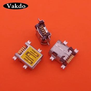 

10-500X Mini USB Connector High Quality 10p pins 10pin jack socket plug female charger,Mini usb charging port 4 SMT repair parts