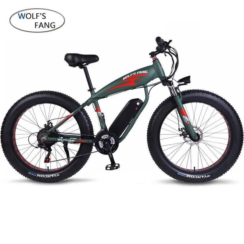 Excellent Electric Bike 26x4.0" 27 speed Fat Electric Bicycle 48 V 13 AH Lithium Battery Electric Mountain Bikes 500 W Motor EBike powerfu 0