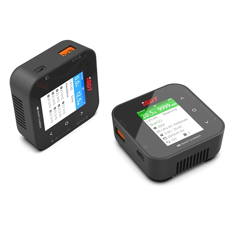 ISDT Q8 Lite 500 Вт 20A 2-8S карманное зарядное устройство Lipo для моделей Lilon LiPo LiHV NiMH Pb RC DIY