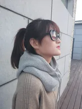  Women Multifunction Scarf Hat Cashmere Wool Blend Knitted Even The Neck Hats Winter Soft Warm Solid Color Head Cap gorros mujer 