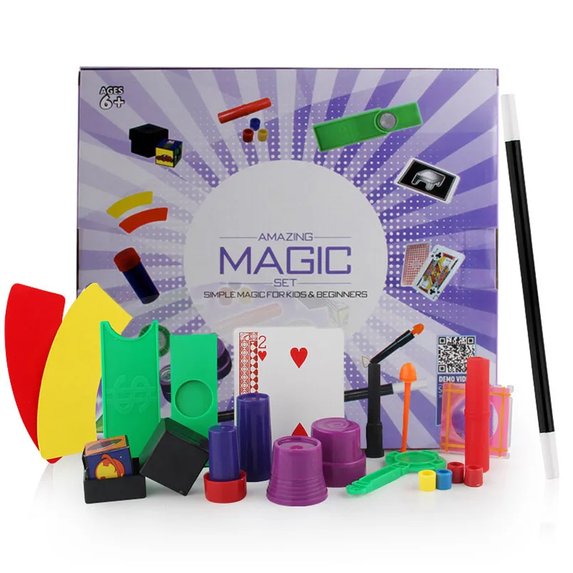 

2020 Magic Tricks Toy Children Magical Props Set For Professional Magicians Toys Gift Simple Educational Toy For Magic Beginner