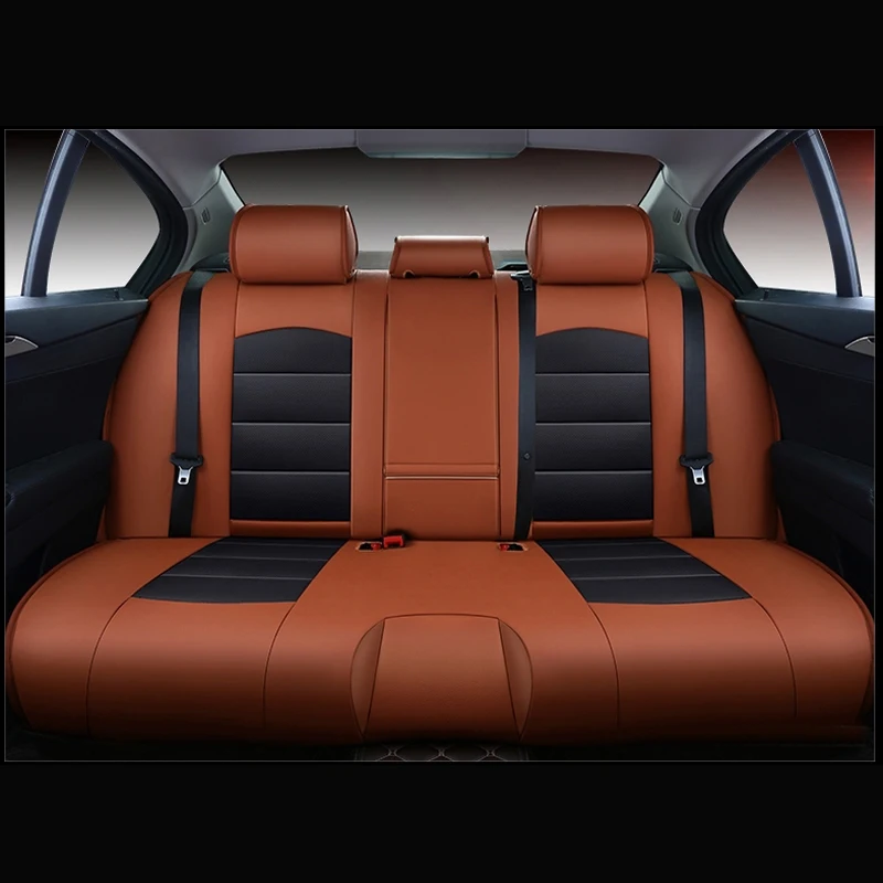 Чехлы AutoDecorun из перфорированной воловьей кожи на сиденья для Volvo C70 чехлы