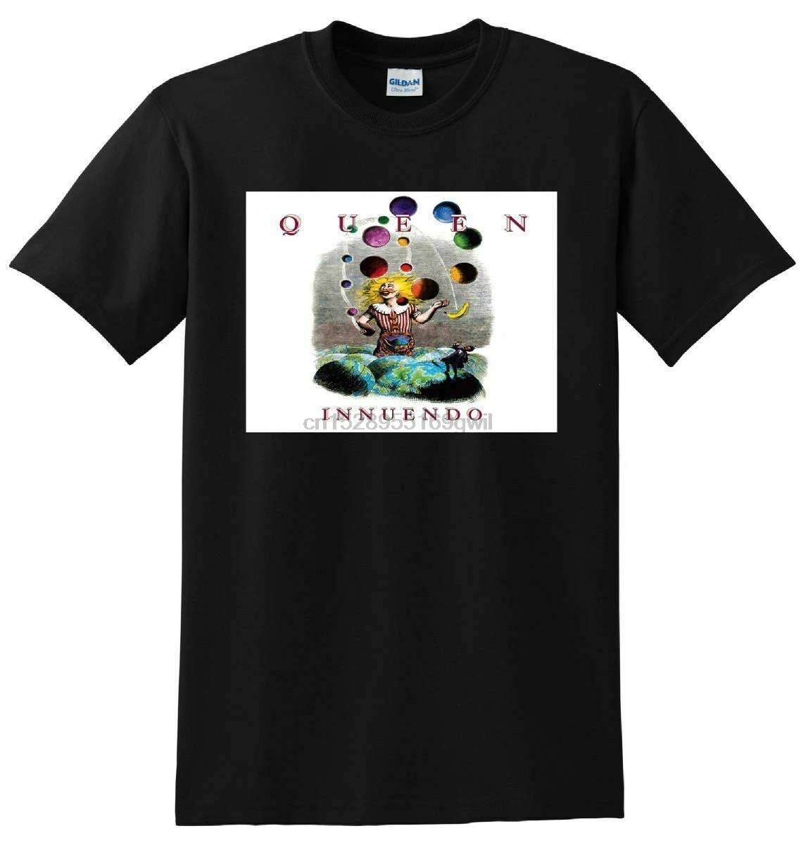 QUEEN T SHIRT innuendo vinyl cd cover tee SMALL MEDIUM LARGE or XL | Мужская одежда
