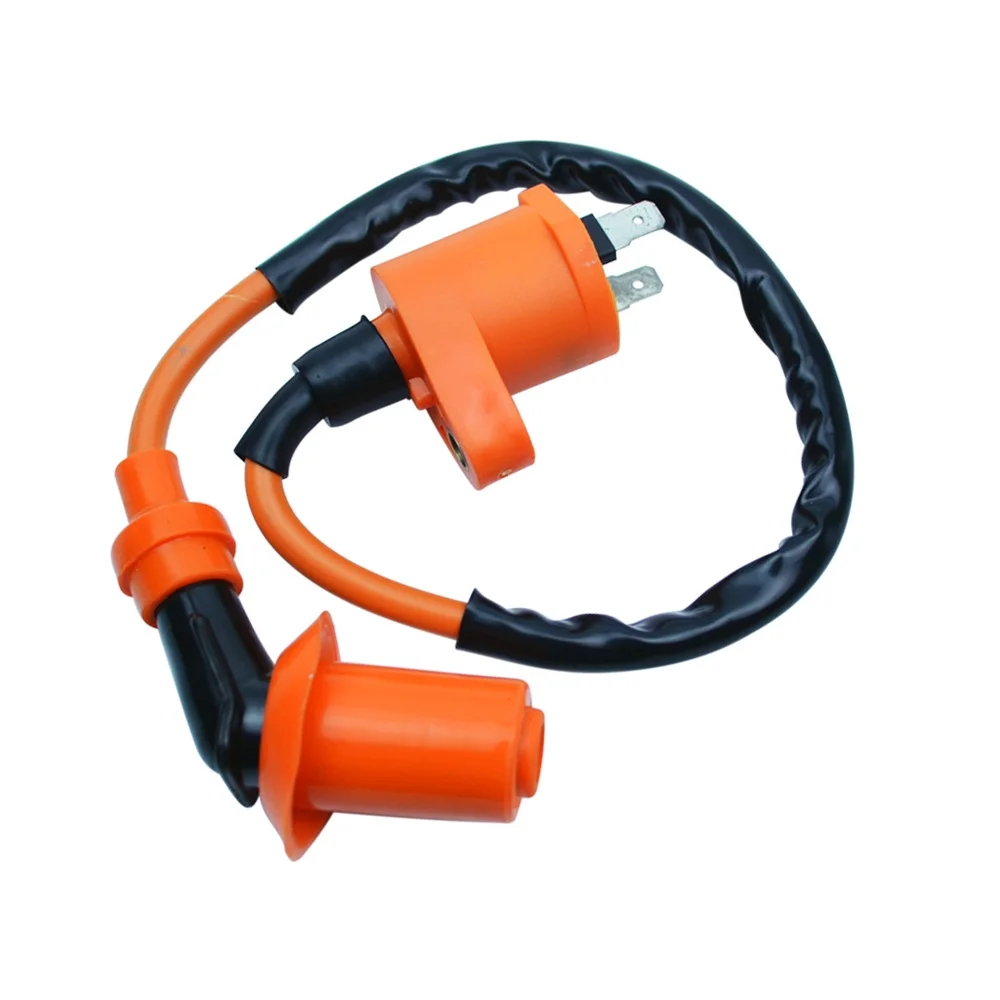 Высокопроизводительных гоночных GY6 катушка зажигания + A7TC Свеча 6 Pin CDI для 50cc 125cc