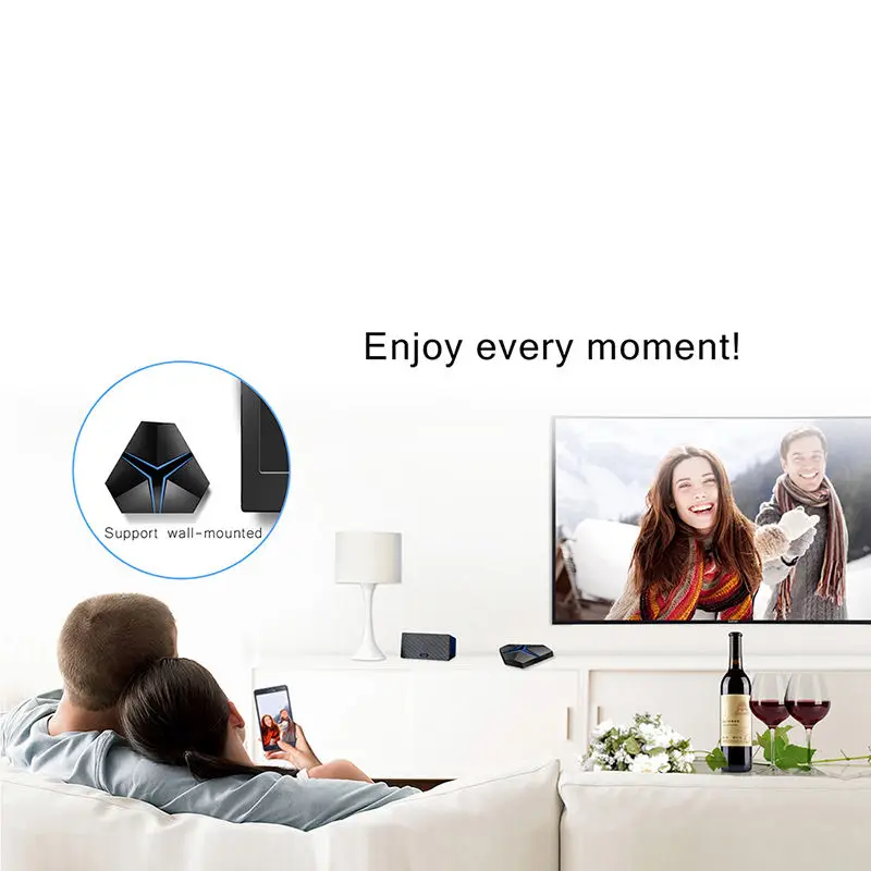 FFYY-Magicsee Iron Plus Android 7,1 Wifi ТВ приставка Amlogic S912 Восьмиядерный 3g+ 32G Смарт ТВ приставка с Hd 4K медиаплеер телеприставка(U