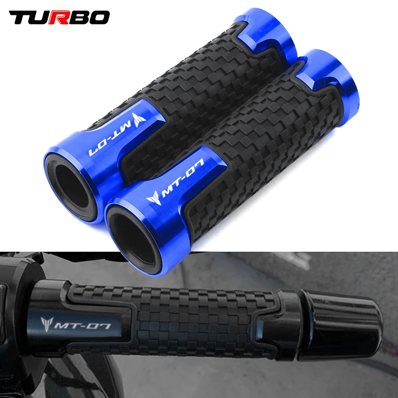 

Hot sale 7/8''22mm For YAMAHA MT07 FZ07 mt-07 fz-072014 2015 2016 2017 2018 2019 Motorcycle Rubber Hand Grip Bar handlebar grips