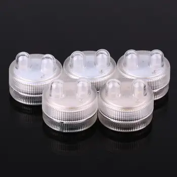 

2LED Mini Submersible Tea Waterproof Underwater Candle Light Party Supplies
