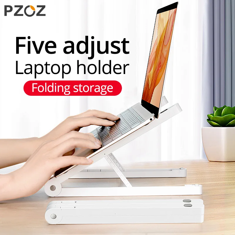 PZOZ Laptop Stand Holder For MacBook Pro Notebook Tablet Portable Adjustable Foldable