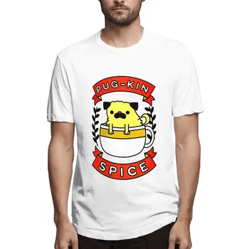 

2020 new men's summer T-shirt Pugkin Spice short-sleeved t-shirt casual shirt men's T-shirt men's