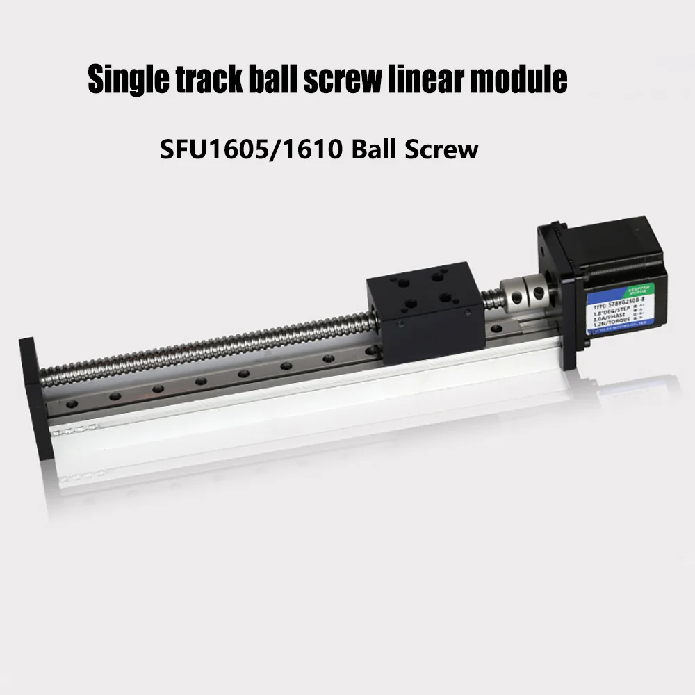 Módulo Linear Feito sob Encomenda do Movimento do Parafuso da Esfera do Guia Sfu1605 de Sgx Mgn para Enviar Nema23 do Motor Deslizante e Curso de Acoplamento 50 Mm1000 mm