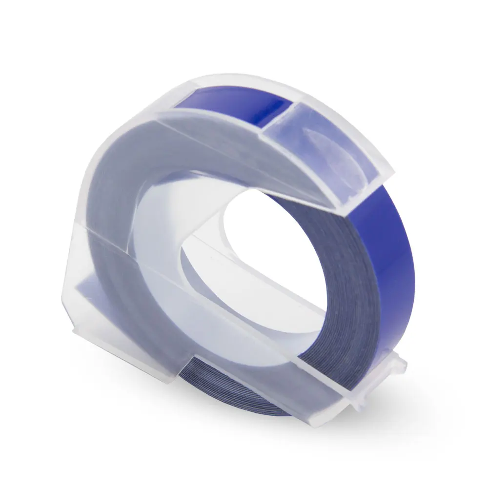 Blue Unismar 9 мм Dymo 3D Пластик лента с тиснением тиснение принтер этикеток этикетка Dymo 1610 12965 1880 1540 Motex E101 принтер ПЕЧАТНАЯ МАШИНКА - Цвет: Blue