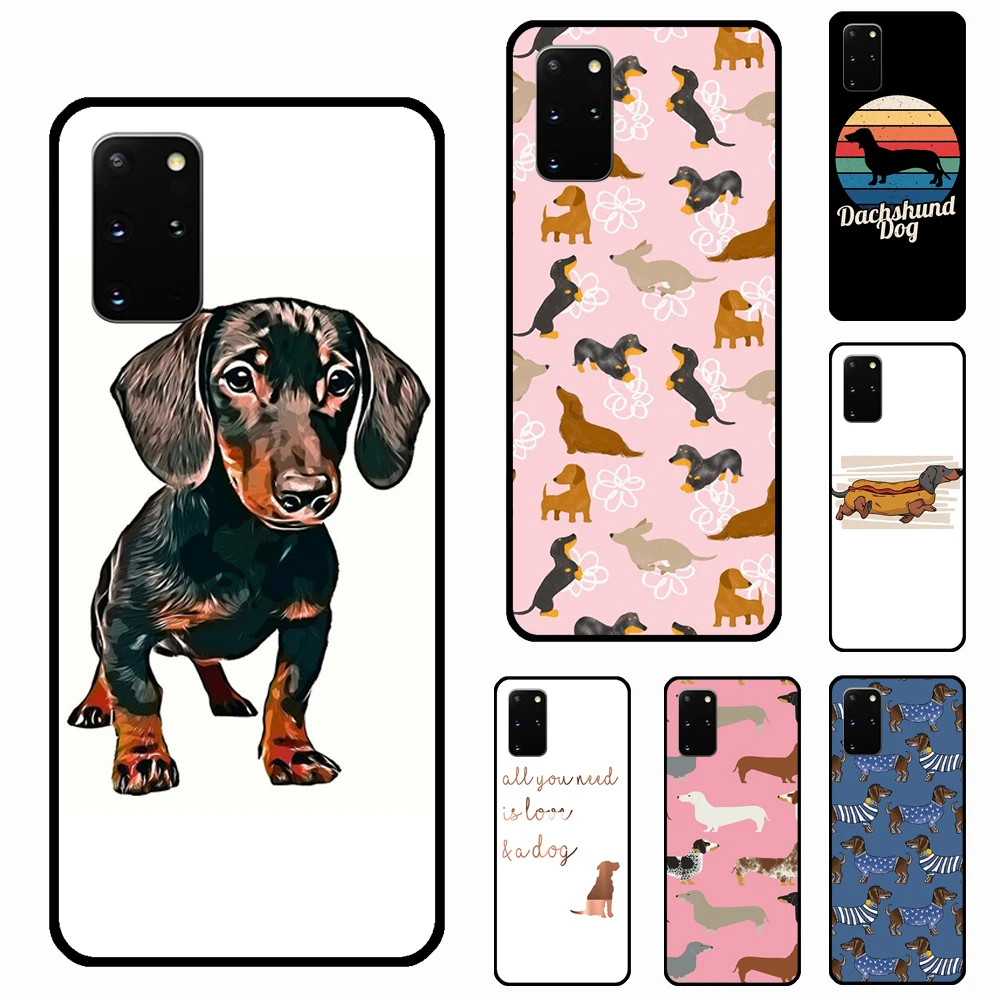 Custodia Per Cani Bassotto Teckel Dackel Per Samsung Galaxy S21 S20 Fe S8 S9 S10 Plus Nota 10 Nota 20 Ultra S22 Ultra Cover