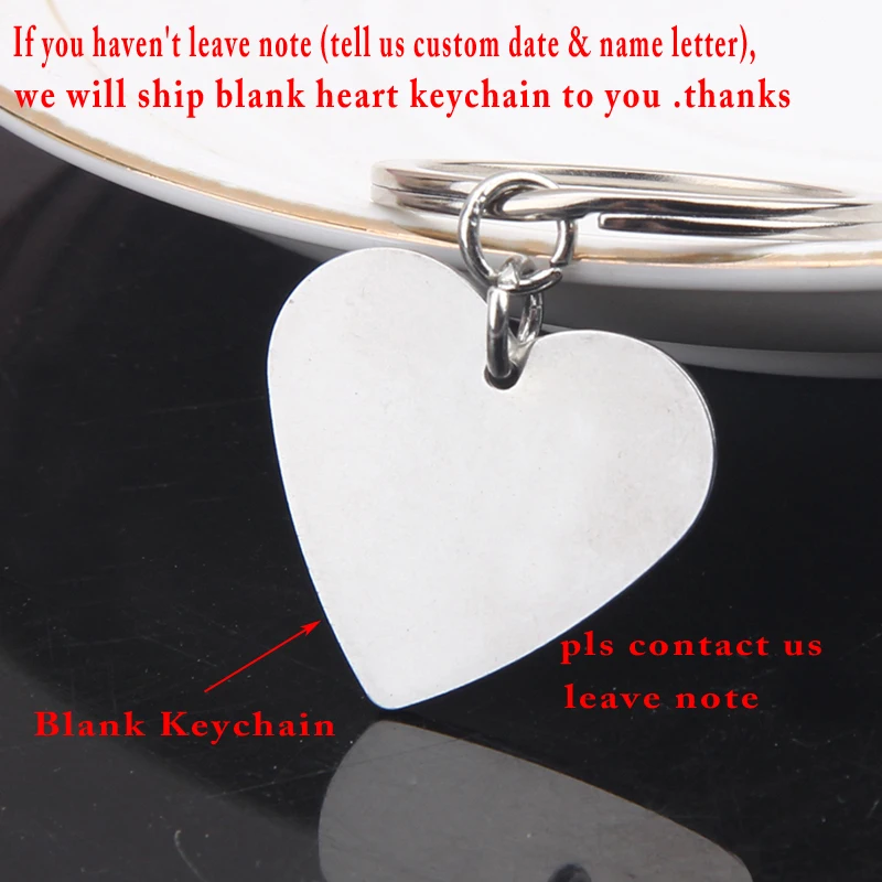 Брелок с гравировкой имени инициала и даты для пар|Индивидуальные Брелоки| |