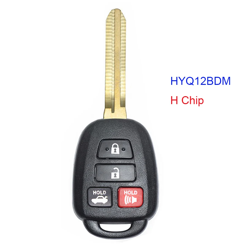 Для Toyota Prius Rav4 Camry Corolla дистанционный Автомобильный ключ 315HMz Fob H чип FCC ID: HYQ12BDM 89070-02880