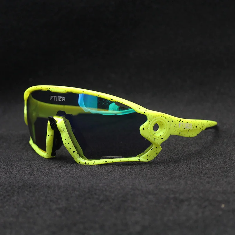 Летние спортивные велосипедные очки с 5 линзами, поляризационные спортивные очки для горного велосипеда, горного велосипеда, велосипедные солнцезащитные очки, спортивные очки для верховой езды, рыбалки - Цвет: 3